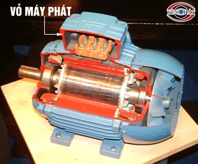 Vỏ máy phát điện 1 chiều
