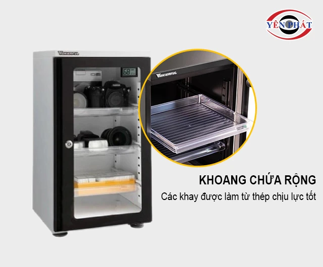 khoang chứa của tủ chống ẩm Wonderful AD-051CHW