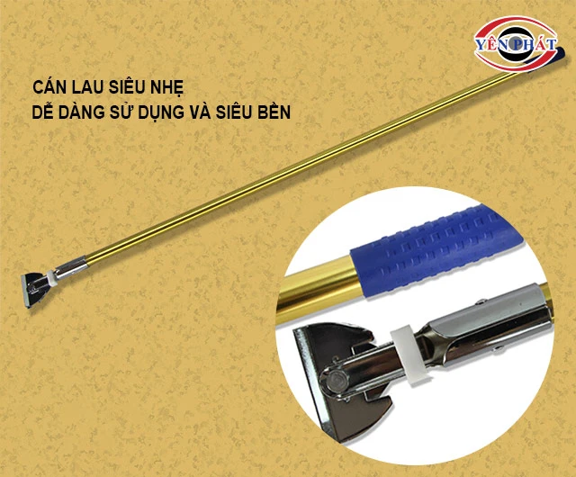 cán lau của cây lau nhà