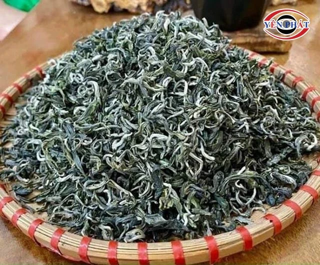 Dùng lá trà khô 