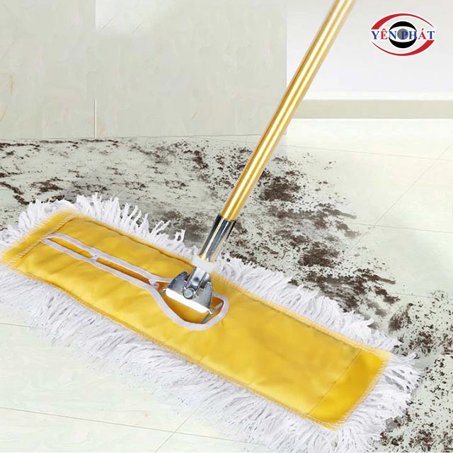 sử dụng cây lau nhà màu vàng 60 cm