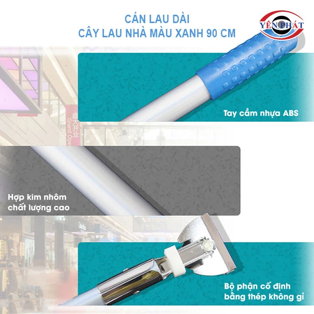 Cán lau dài