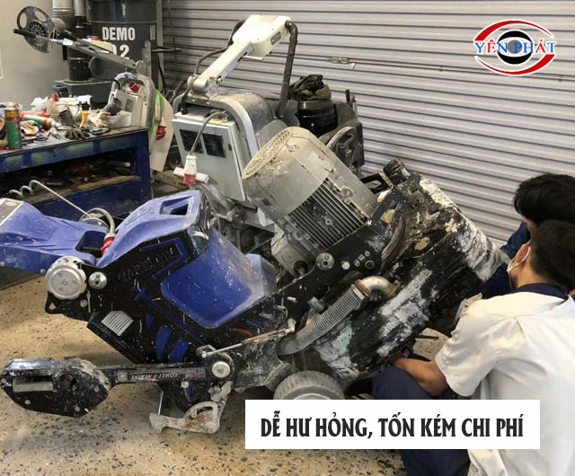 Dễ hư hỏng, tốn phí sửa chữa