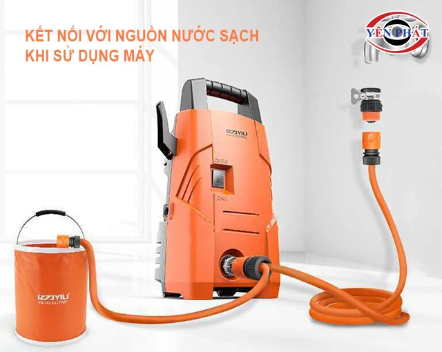 kết nối nguồn nước sạch cho máy