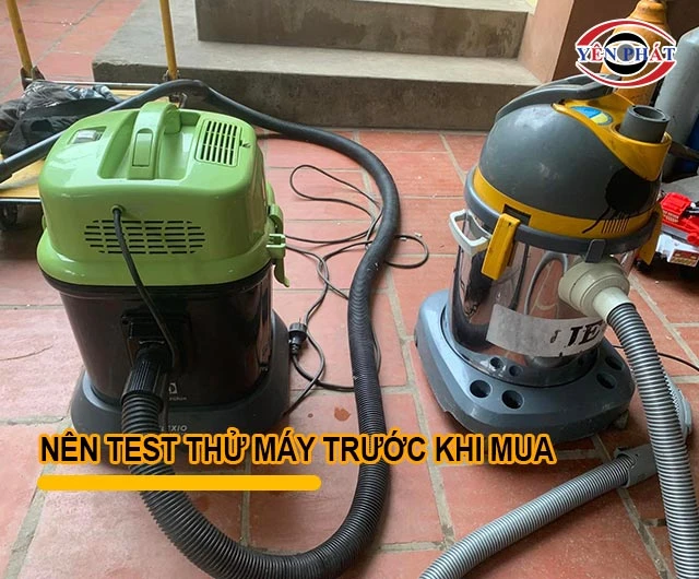 nên test thử máy trước khi mua