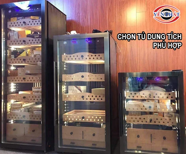 Chọn tủ dung tích phù hợp