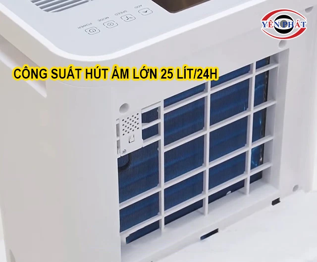 công suất hút ẩm lớn