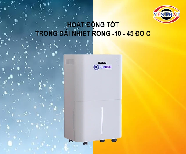 hoạt động tốt trong dải nhiệt rộng
