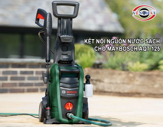 kết nối nguồn nước sạch cho máy