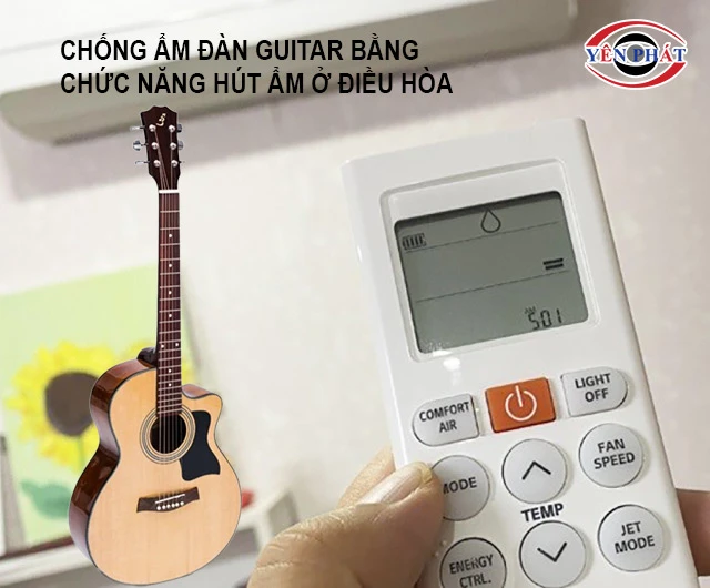 Dùng chức năng hút ẩm ở điều hòa