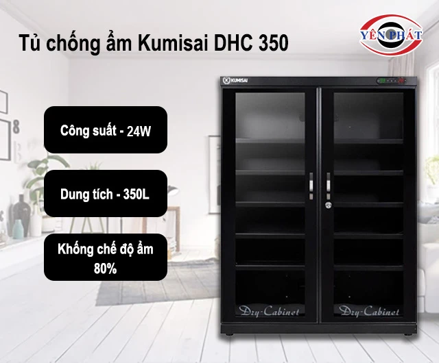 Tủ chống ẩm Kumisai DHC 350
