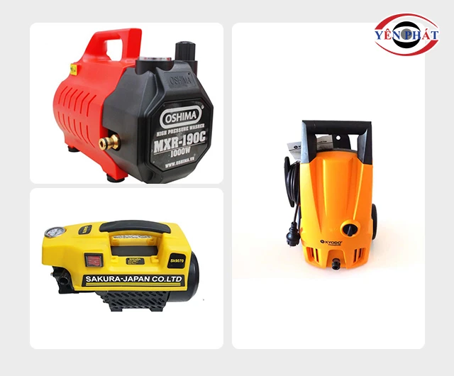 thiết kế nhỏ gọn của máy xịt rửa xe 1000W 
