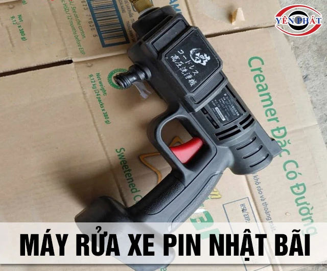 Top 4+ Máy rửa xe pin Nhật Bãi: Siêu xịn, Bán chạy 2025