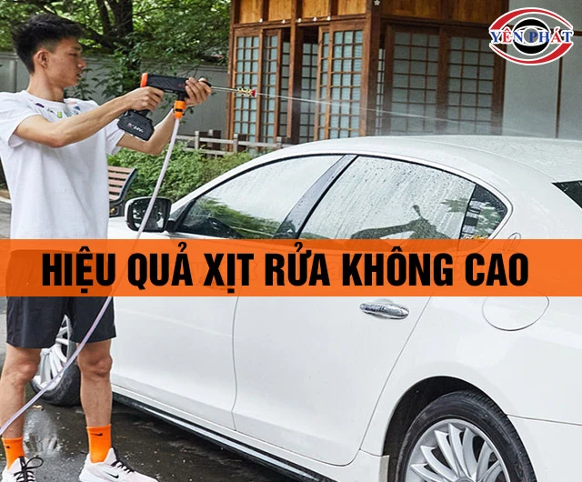 Nhược điểm máy rửa xe pin Nhật Bãi