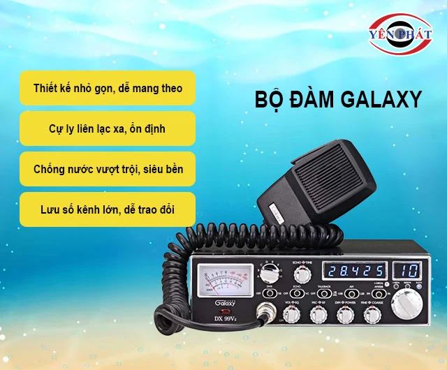 ưu điểm của bộ đàm Galaxy 