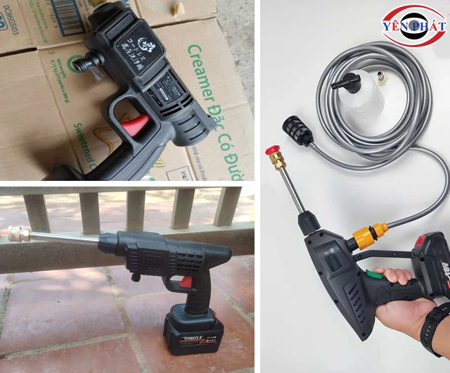 Ưu điểm máy rửa xe pin Nhật Bãi