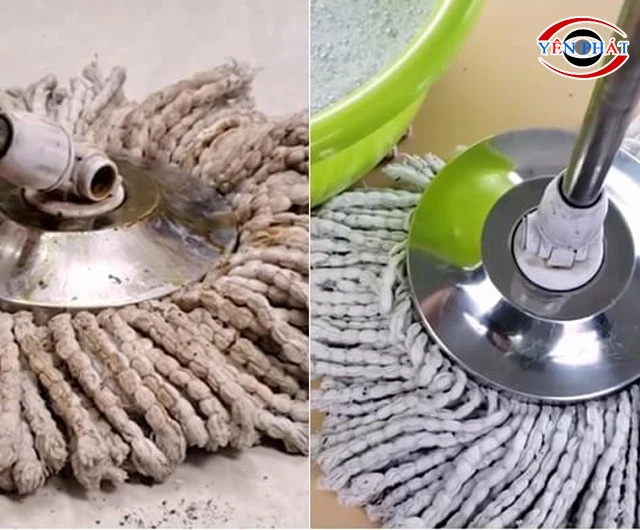 Cách làm sạch chổi lau nhà nhanh