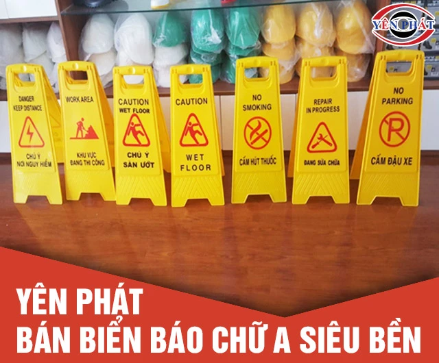 Bán biển cảnh báo chữ A