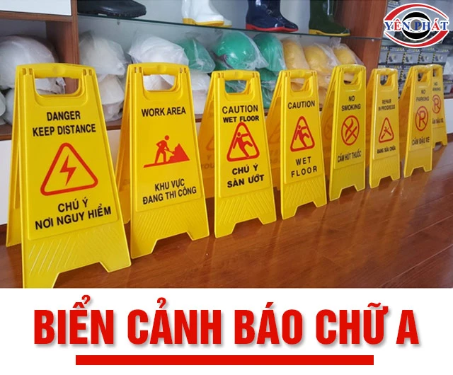 Biển cảnh báo chữ A