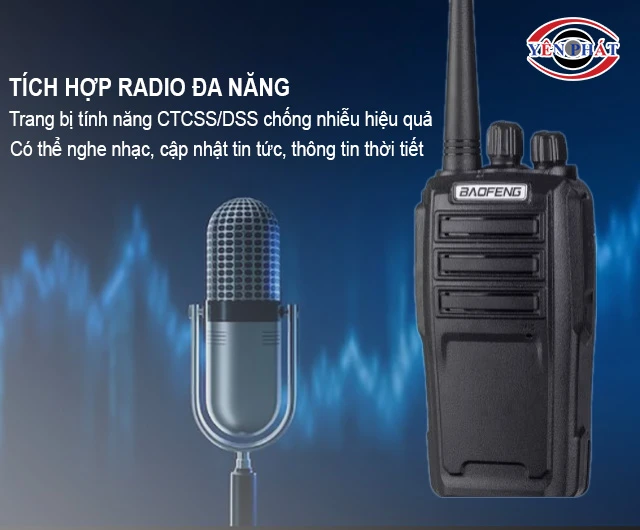 tích hợp radio đa năng