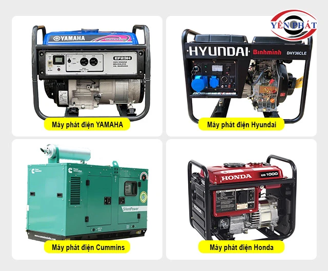 các thương hiệu máy phát điện lớn
