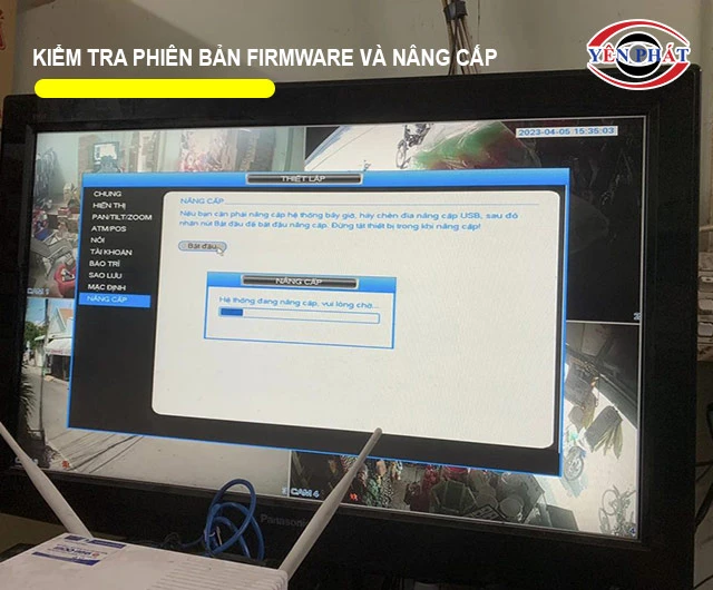 kiểm tra Phiên bản firmware