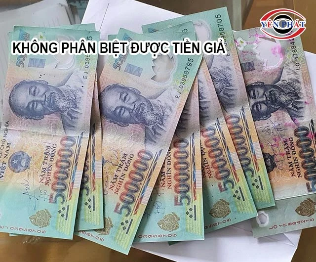 Khó phát hiện tiền giả làm tinh vi