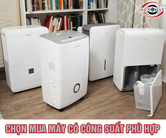 Chọn máy hút ẩm phòng 60m2