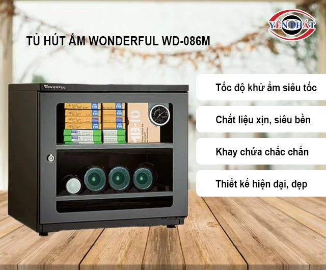 ưu điểm của Tủ hút ẩm Wonderful WD-086M 