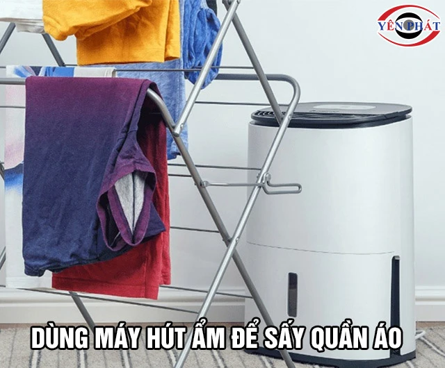 Cách sử dụng máy hút ẩm sấy quần áo