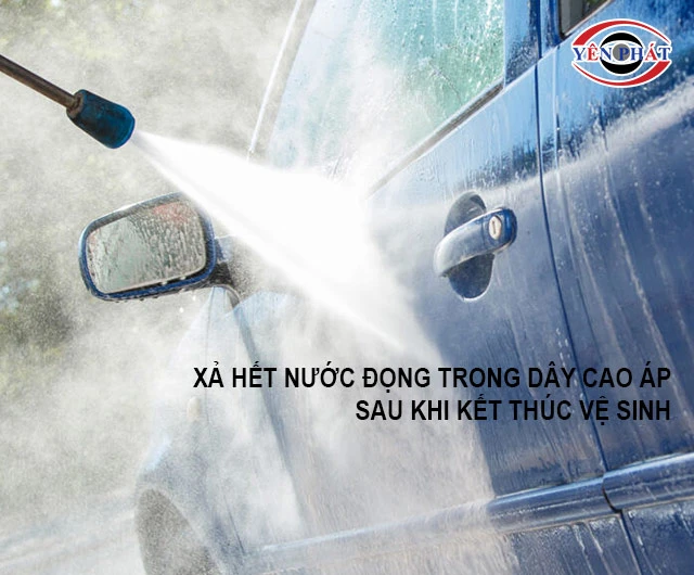 xả hết nước trong dây dẫn