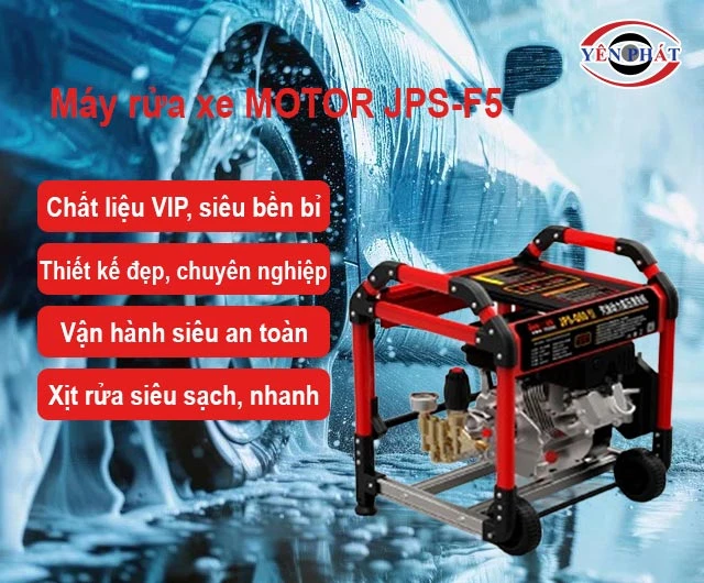 ưu điểm của Máy rửa xe MOTOR JPS-F5