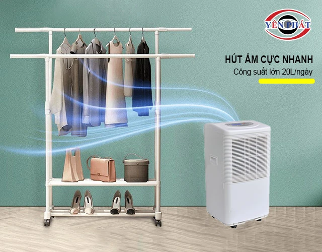 hút ẩm cực nhanh