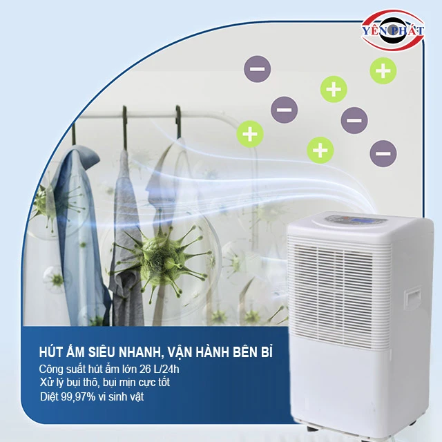 hút ẩm siêu nhanh