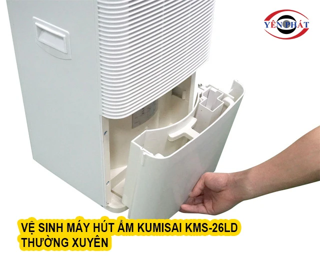vệ sinh máy hút ẩm thường xuyên
