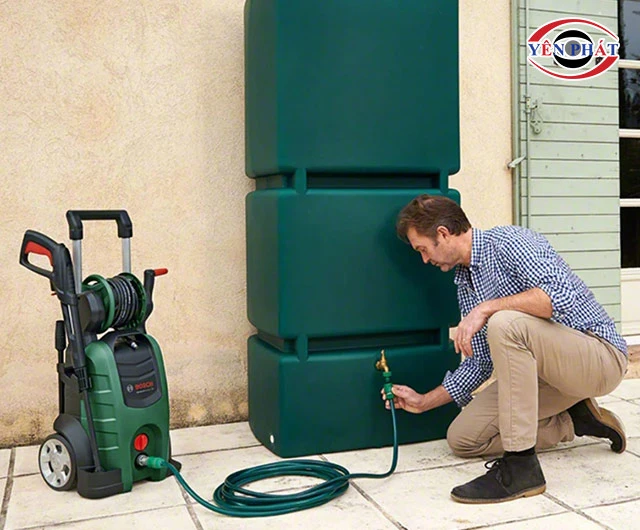 kết nối nguồn nước sạch cho máy