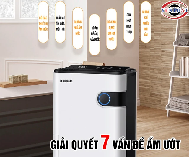 Máy hút ẩm Roler RD-1113 đa năng