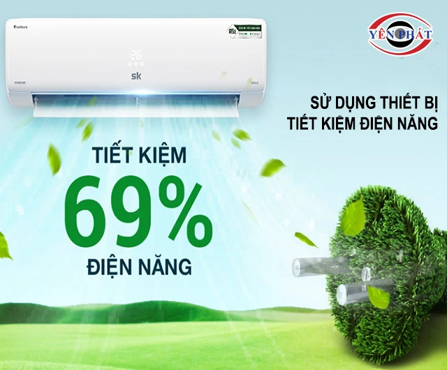 sử dụng thiết bị tiết kiệm điện