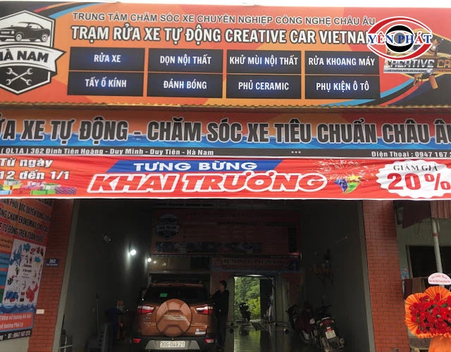 Tiệm rửa xe 362 Đinh Tiên Hoàng 