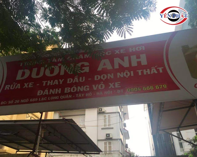 Rửa xe Dương Anh  