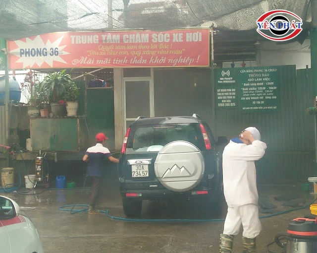 Tiệm rửa xe Phong 36