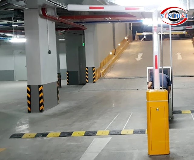 Giao diện cổng Barrier tự động cần gập 2283