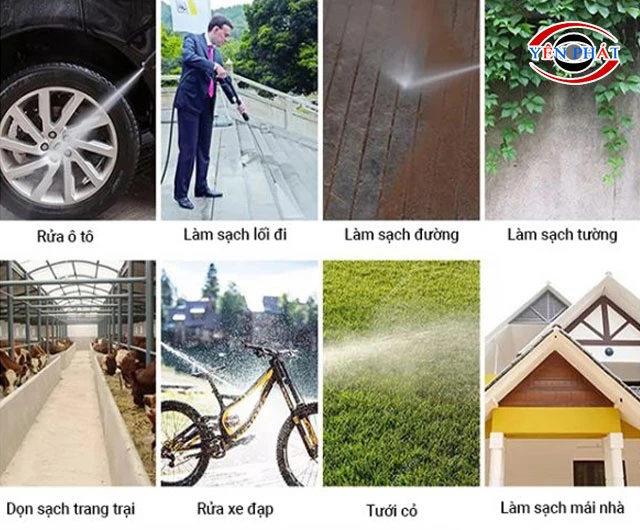 Ứng dụng máy rửa xe Lavor