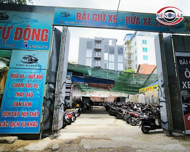 Bãi xe Rửa xe Trùng Khánh