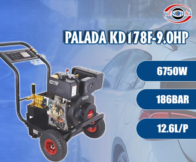 Máy rửa xe cao áp Palada KD178F-9.0HP