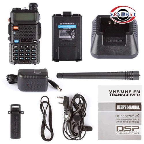 Bộ đàm cầm tay Baofeng UV-5R 5