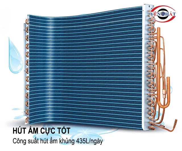 công suất hút ẩm lớn