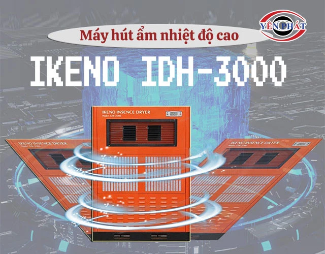 Máy hút ẩm nhiệt độ cao IKENO IDH-3000