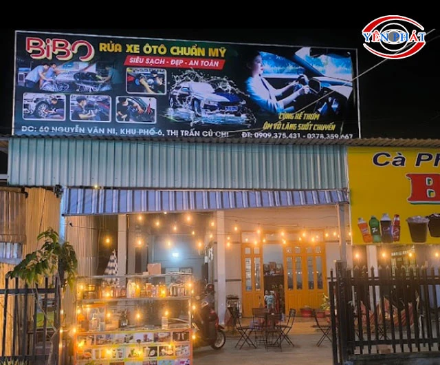 Rửa xe - Giải khát BiBo Củ Chi