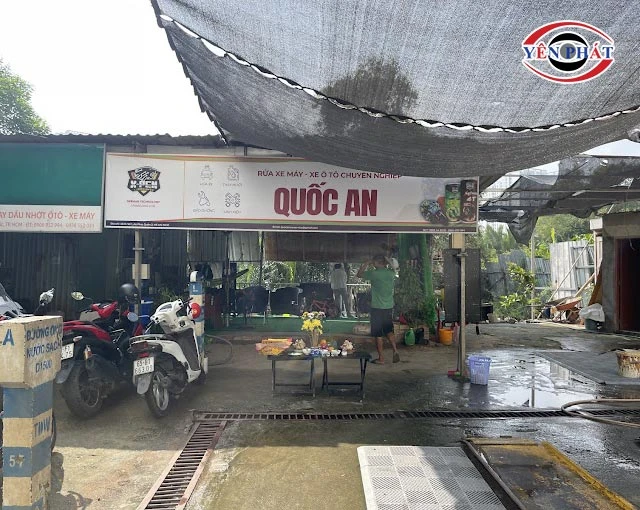 Rửa xe Quốc An